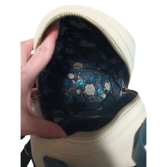 Star Wars Loungefly Vader Floral Mini Backpack Blue SUPER RARE! main image 4